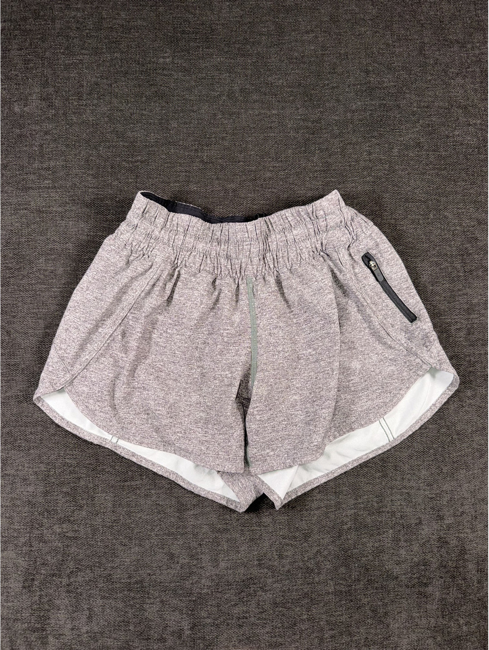 lululemon Women's Size 6 Gray Athletic Running Shorts